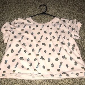 Crop top shirt